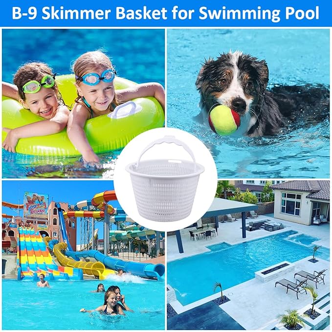 Replacement Basket 27180-009-000 for Hayward Pool Skimmer, SP1070 SPX1070E 27180-009 08650-0007 B-9 Skimmers Basket