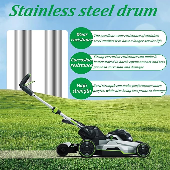 Lawn Mower Lawn Striping Kit, AR2100 21-inch Lawn Mower Stripping Kit, Helps Your Lawn Look More Beautiful,Stainless Steel, Compatible with EGO 21inch Walk Behind Mowers
