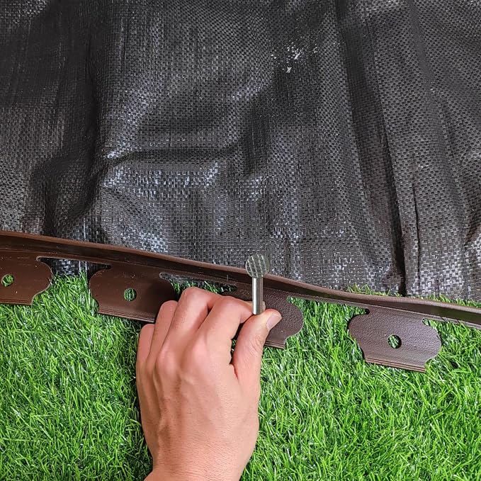 Landscape Stakes,Metal Galvanized Landscape Spikes for Artificial Turf,Tent Spikes,Paver Edging (25, 10 in)