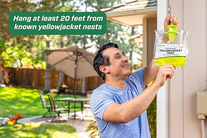 RESCUE! Disposable Summer Yellowjacket Trap - Central & Eastern Formula - 6 Traps