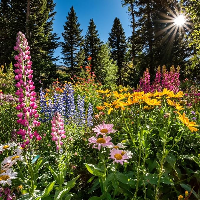 Ferry-Morse Flower Seeds - Hummingbird Mix, Non-GMO, Full Sun, Flower Mix - 1 lb