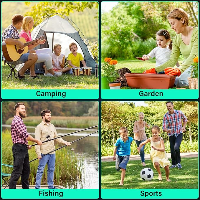 Collapsible Wagon Cart with Wheels Foldable: 360LBS Heavy Duty Folding Utility Wagon - Portable All Terrain Grocery Wagon Cart for Groceries Shopping Outdoor Camping Fishing Sports