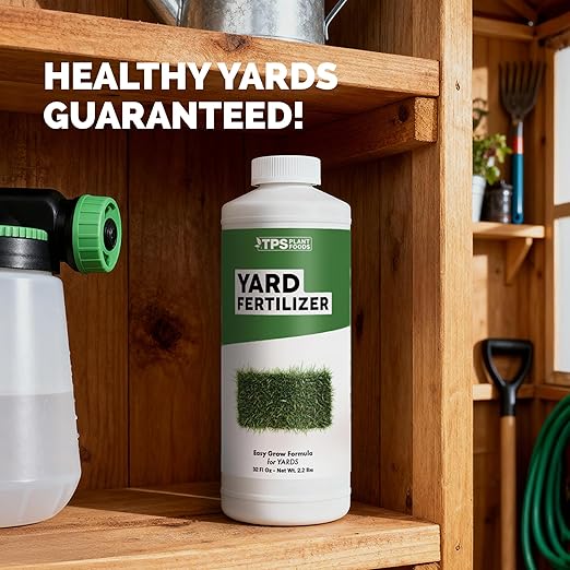 Yard Fertilizer – Liquid Lawn & Grass Fertilizer for Green, Healthy Turf, 32 oz