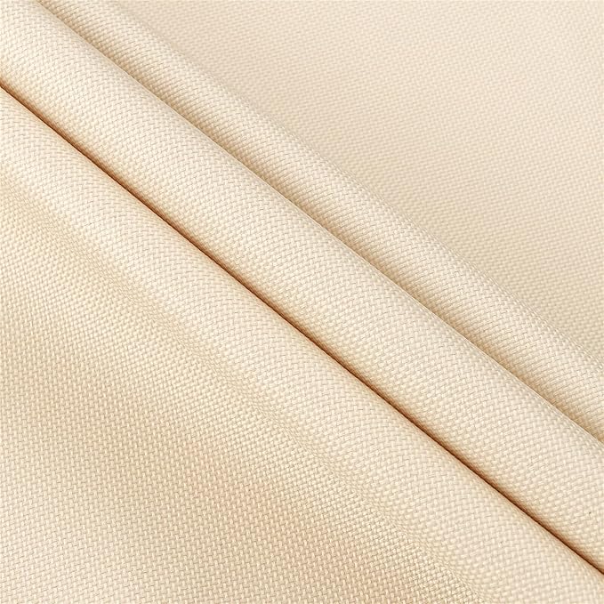 Heavy Duty Outdoor Sectional Sofa Cover, 115"X83" L-Shaped Waterproof 600D Patio Furniture Covers, Lawn Patio Couch Protector (Natural Beige, L-Shaped-Right Facing-115 x83)