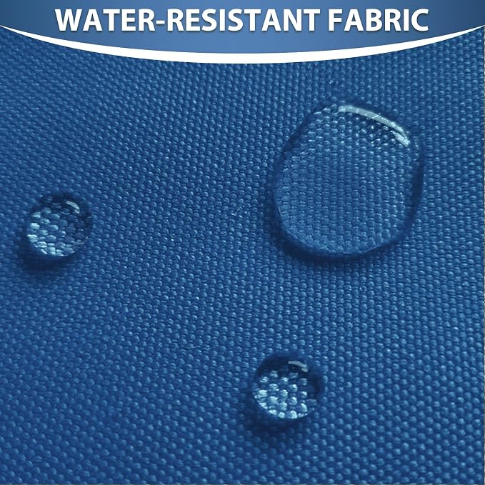 Waterproof Canvas Fabric by The Yard 58inch 600D Upholstery Material Polyester Fabric Outdoor Water Resistant Fabric for Sewing Chair Patio Cushion Purse Bag Interior, 5 Yard Ocean Blue