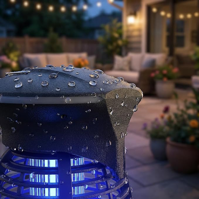 Electric Bug Zapper Outdoor - 4200V High Voltage Insect Killer Waterproof LED Light for Mosquito Fly Patio Porch Garage Backyard Home Indoor