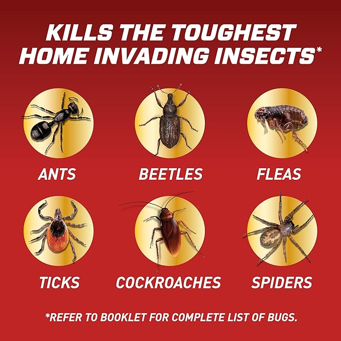 Ortho Home Defense Insect Killer for Indoor and Perimeter2 with Comfort Wand - Ready-To-Use Bug Spray, Kills Ants, Cockroaches & Spiders, 1.1 gal. (2-pack)