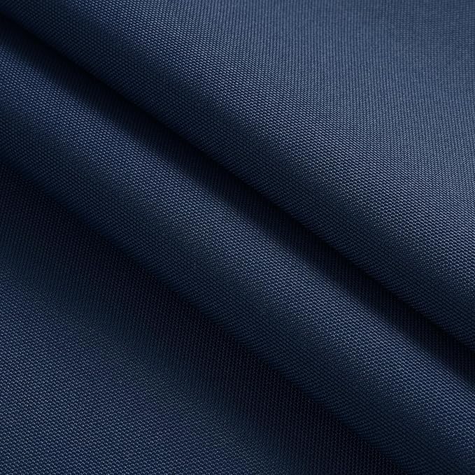 Thickened Waterproof Canvas Fabric by The Yard, 1200D 58" W Outdoor Upholstery Material Heavy Duty Fabric Water Resistant Sewing Material for Chair Patio Cushion Purse Bag, 3 Yard Navy Blue