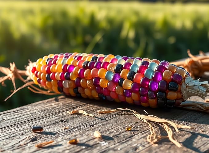 100 Glass Gem Indian Corn Seeds for Planting - Vibrant Translucent Kernels - Grown in Iowa - A Must Have!