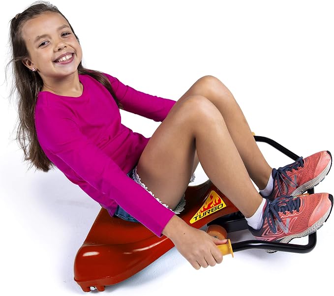 The Original Roller Racer Flying Turtle Sit Skate, Kid Powered, No Motor, No Pedals, No Batteries, Power by Zig zag Motion, Promotes Active Play in or Outdoors, Non-marring Skate Wheels