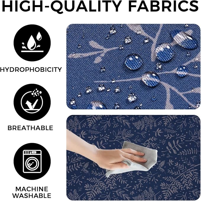 14 Piece Outdoor Patio Cushion Covers Replacement Waterproof with Zipper for 6-Seater Sectional Couch Chair Patio Furniture Conversation Sofa Seat Cushions Slipcovers Set, Only Cover