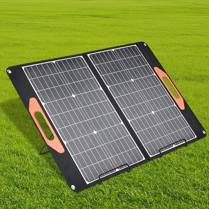 2 Pack Solar Panel Stand, Folding Solar Panel Stand Mounting Bracket - Quick Angle Adjustment, Portable Suitable for Solar Panels Less Than 0.35 Inches Thick