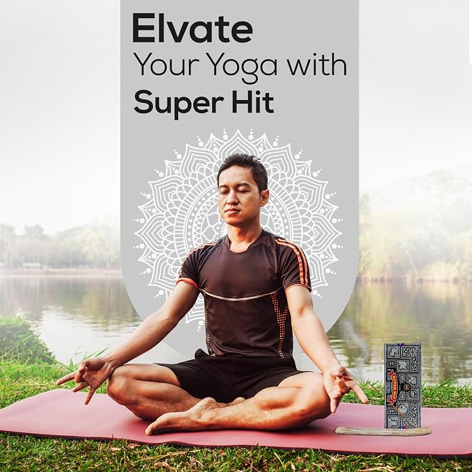 Satya Super Hit Incense Sticks 100g x 2 Pack (200g), Incense Holder Bundle, Nag Champa Natural Scent