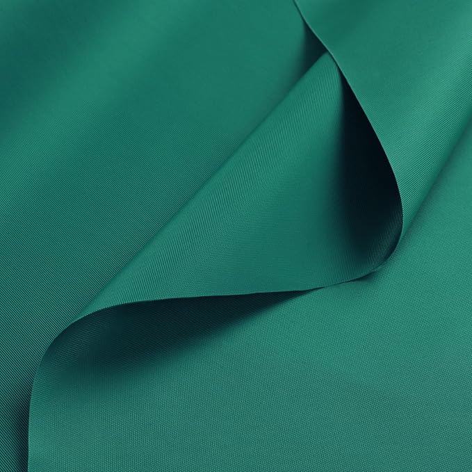 Nylon Fabric, 58" W 420D Waterproof Fabric 5 Yard Ripstop Nylon Material Outdoor Upholstery Twill Sewing Material for Patio Chair, Lining, Cushion, Purse, Tote Bag, Tent, Tarp Cover, DIY Project Teal