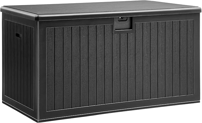 YITAHOME XL 150 Gallon Deck Box and 30 Gallon Deck Box Outdoor Storage for Patio Furniture Cushions Garden Tools Pool Toys