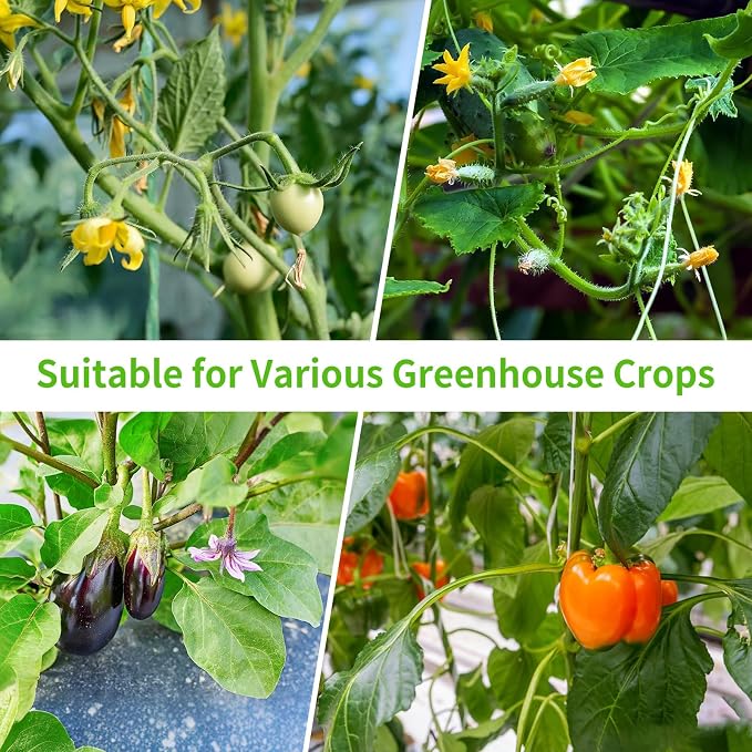 Plant Pollination Tool - USB Rechargeable Vibrating Pollinator for Greenhouse Crops Like Tomatoes and Strawberries