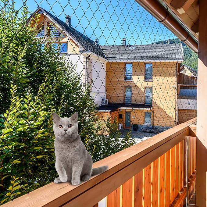 Chicken Netting - 50x 100ft Garden Netting with 1" Square Mesh as Poultry Netting for Chicken Coop Roof, Anti-Hawks and Birds Away and Protect Chicks from Raccoons, Fox and More Wild Animals