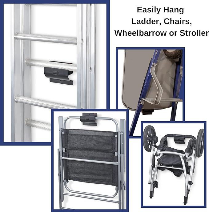 Wall Hooks for Heavy Items – Durable Metal Storage Solution for Garage, Garden, Home & Office Organization