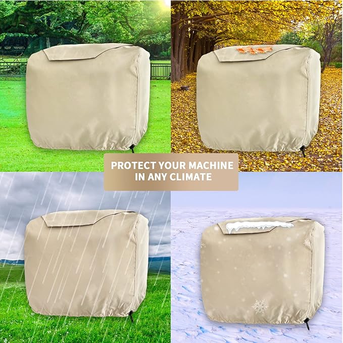 Joramoy Generator Covers Waterproof Universal for Honda Inverter Generators EU2200i EU2200ic EU2000i EU2000ic Camo Companion For Honda Power Equiment Heavy Duty 600D Oxford Cover