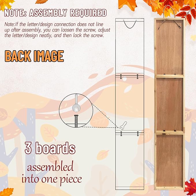 Fall Welcome Sign For Front Porch Fall Porch Sign Maple Leaf Pumpkin Sunflower Thanksgiving Decor Indoor Outdoor Autumn Wooden Vertical Sign For Patio Front Door Porch Wall Yard
