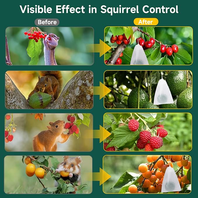 24 Pack Squirrel Rodent Repellent, Peppermint Lemon Oil Mice Repellent for Mouse Rats Spider Pests, Natural Deterrent for Kitchen, Warehouse, Car, Indoor, Outdoor, Safe for Pets Family