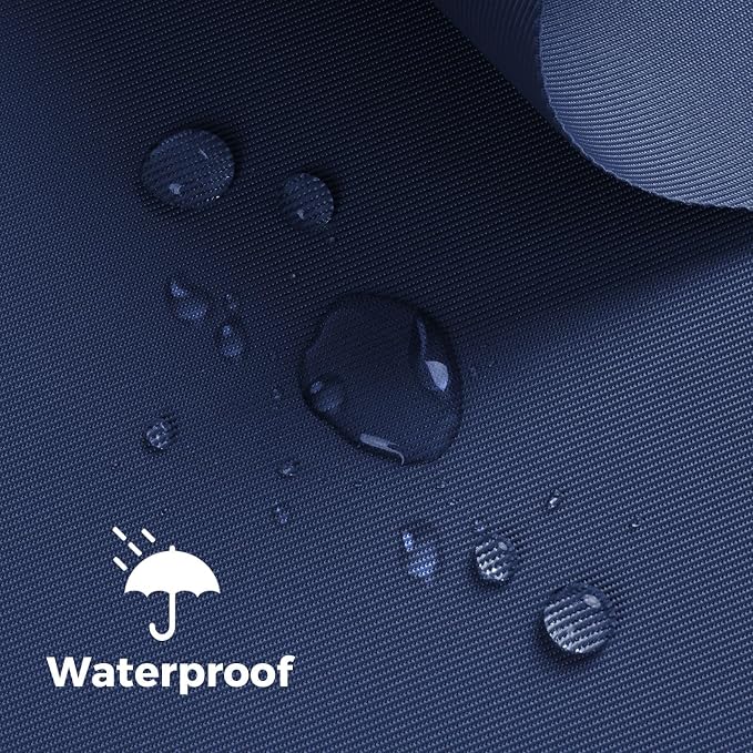 Nylon Fabric, 58" W 420D Waterproof Fabric 2 Yard Ripstop Nylon Material Outdoor Upholstery Twill Sewing Material for Patio Chair, Lining, Cushion, Purse, Tote Bag, Tarp Cover, DIY Project Navy Blue