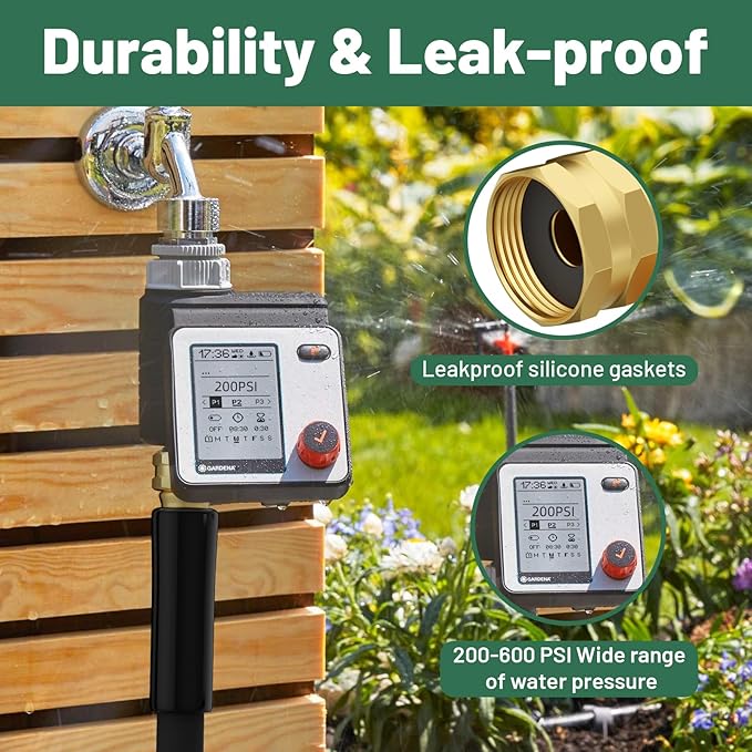 Beitopamz Short Garden Hose 1 ft x 5/8 in Male to Female Heavy Duty Small Water Hose Extender Connector, Lightweight Rubber Hybrid Leader Hose, Leak-Free Connections, 3/4'' Brass Fittings, Black