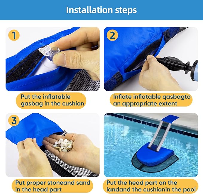 Pool Animal Escape Ramp Frog-Saver-Log - for 2Pcs Swimming Pools Wildlife Rescue Device,Durable Above Ground Pool Critter Ramp, Prevent Drowning with Easy Install, Pool Safety,Reusable (Blue-2Pack)