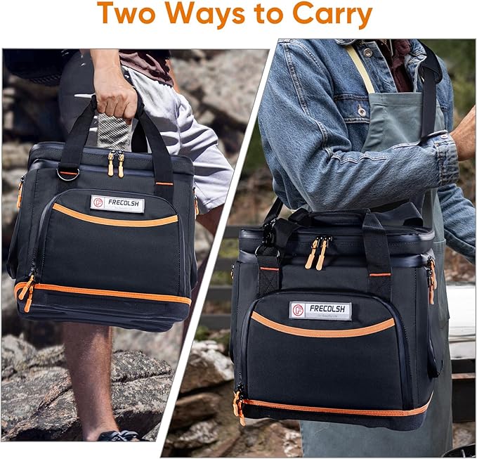 Double-Layer Travel Carrying Case for Jackery Explorer 500 – Portable Power Station Storage Bag with Molded Hard Bottom, Side Ventilation, and Front Pockets for Jackery Accessories & Solar Generator