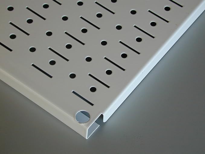 Wall Control Pegboard Garden Supplies Storage and Organization Garden Tool Organizer Kit with Gray Pegboard and Blue Accessories