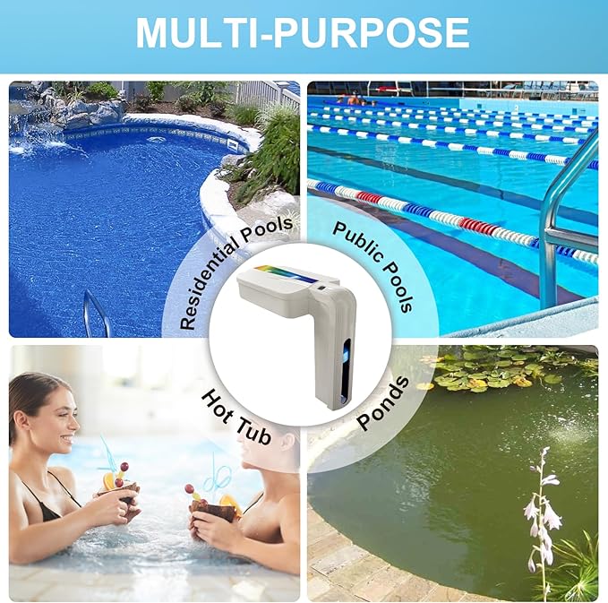 2026 New Version Automatic Pool Filler, Pool Water Leveler Auto Fill, Pool Auto Fill, Automatic Pool Water Leveler, LC3001 - White