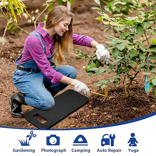 Riakrum 20 Pcs Garden Kneeling Pad Garden Knee Pad Thick Foam Knee Mat Waterproof Cushion for Kneeling Multi Functional and Church Kneeler for Praying, Baby Bath, Yoga, 15.4 x 6.7 Inch (Classic Color)