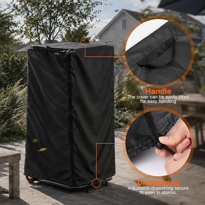 Folding Chair Rack Cover for VEVOR Hanging type, Waterproof Chair Cart Cover, Folding Chair Storage Dolly Chair Holder Covers- 23” L x 23" W x 44" H