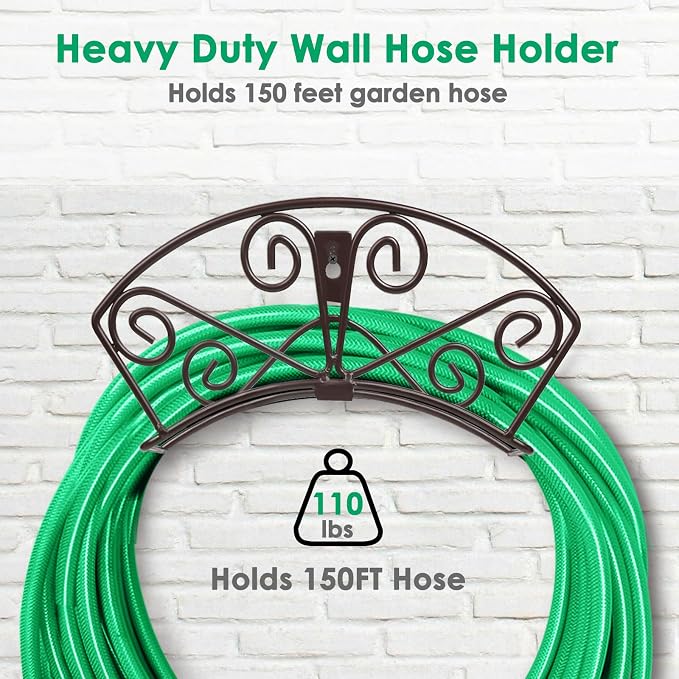 TomCare Garden Hose Holder Heavy Duty Water Hose Holder