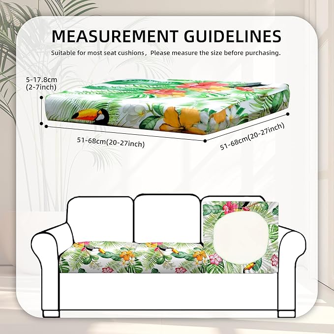 BIETYONE 8Pcs Stretch Patio Cushion Covers,Outdoor Couch Covers Replacement,Outdoor Couch & Sofa Slipcovers,for Patio Furniture Cushion Covers,Washable Reusable urniture Protector(Pelican,8PCS)