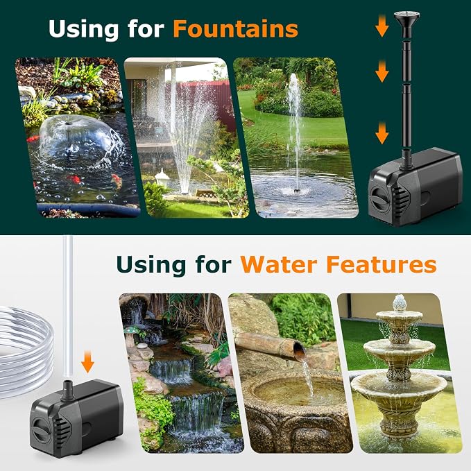POPOSOAP Solar Pond Filter with Fountain Pump, 20W Solar Powered Water Pump and Pond Filters for Outdoor Ponds Fish Tank Garden Pool Water Feature Waterfall