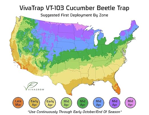 VivaTrap VT-103 Cucumber Beetle Trap & Lure (2 Pack)