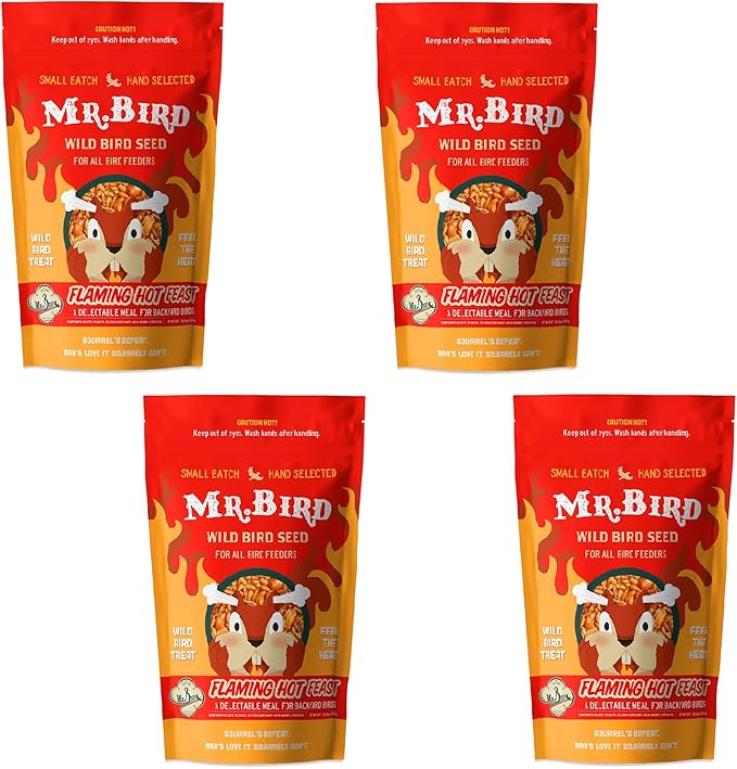 Mr. Bird Flaming Hot Feast Large Loose Seed Bag 4 lbs. (4)