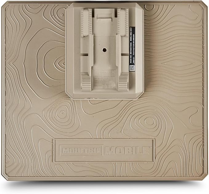 Moultrie - Solar Panel Power Pack - 10W - Gen 2 Solar Panel with Battery for Trail Cameras and Deer Feeders - 7.2v, 3350mAh