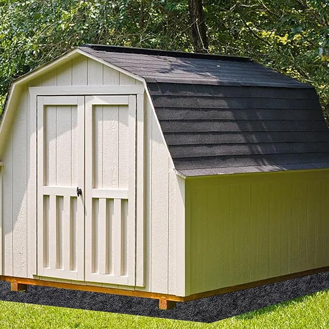6 x 7.87 FT Outdoor Storage Shed Mat, 3mm Thickened Waterproof Shed Base Flooring Pad, Outdoor Carport Mat, Anti-Slip Dustproof Patio Furniture Floor Scratch Prevention