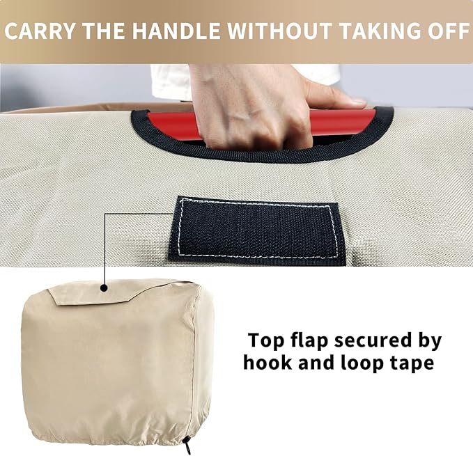 Joramoy Generator Covers Waterproof Universal for Honda Inverter Generators EU2200i EU2200ic EU2000i EU2000ic Camo Companion For Honda Power Equiment Heavy Duty 600D Oxford Cover
