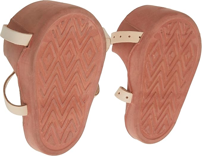 Custom Leathercraft CLC 318 Professional Heavy-Duty Molded Rubber Kneepads,Brown