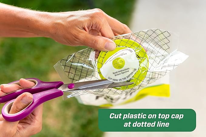 RESCUE! Big Bag Fly Trap – Disposable, Outdoor Use - 4 Traps