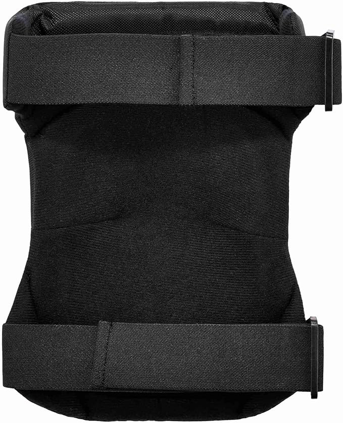 Ergodyne ProFlex 435 Gel Foam Knee Pads with Comfort Hinge Straps, Rubber Hard Cap, Buckle Closure