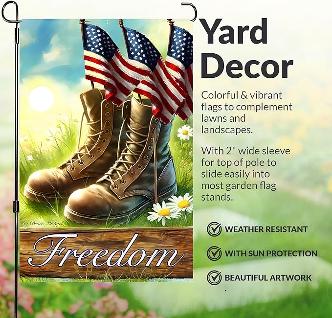 Seasonal Garden Flags Set of 10 for Outside, Yard Flags 12x18 inch Double Sided, Outdoor Small Garden Spring Summer with Anti-Wind Clip and Stopper, Holiday Lawn Decorative Decor Fall