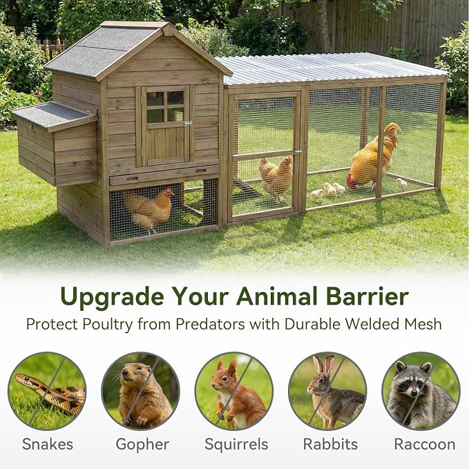 AMAGABELI GARDEN & HOME Hardware Cloth 1/4 inch 16inx25ft Galvanized After Welding 23 Gauge Square Chicken Wire Fence Mesh Roll Raised Garden Bed Plant Supports Poultry Netting Cage Snake Fence