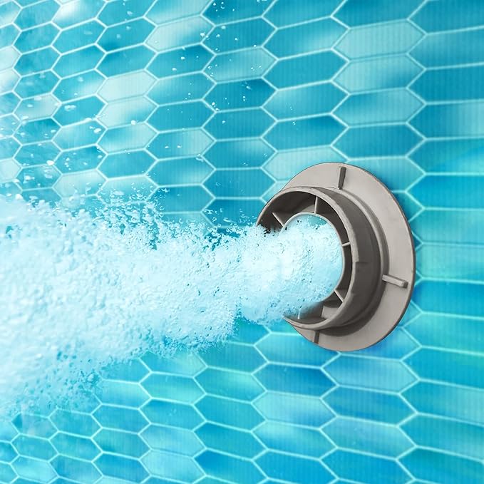 Funsicle Quickset Designer 14' x 36" Round Above Ground Swimming Pool, with FiltraBoost 800 GPH Filter Pump, Ladder, Type D Filter Cartridge & Repair Patch, Triple Basketweave