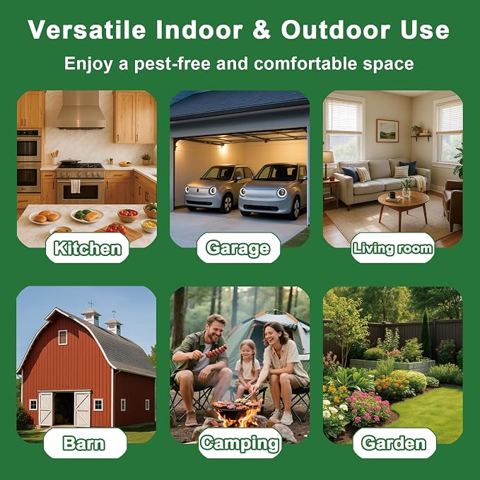 28-Pack Mouse Repellent, Long-Lasting Rodent Protection for Indoor and Outdoor Spaces, Safe for Kitchens, Gardens, RVs, and Family Areas (Dark Green)