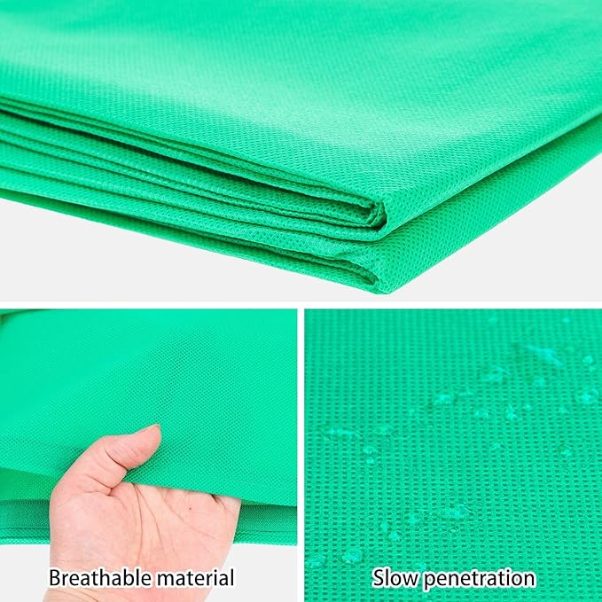 Homimp Plant Covers Freeze Protection, 8 Pack Frost Covers with Zipper Drawstring (31.5" x 47.3") Plant Protection Cover Bags for Outdoor Winter Frost Cold Weather Shrubs Trees Jacket Covers(Green)