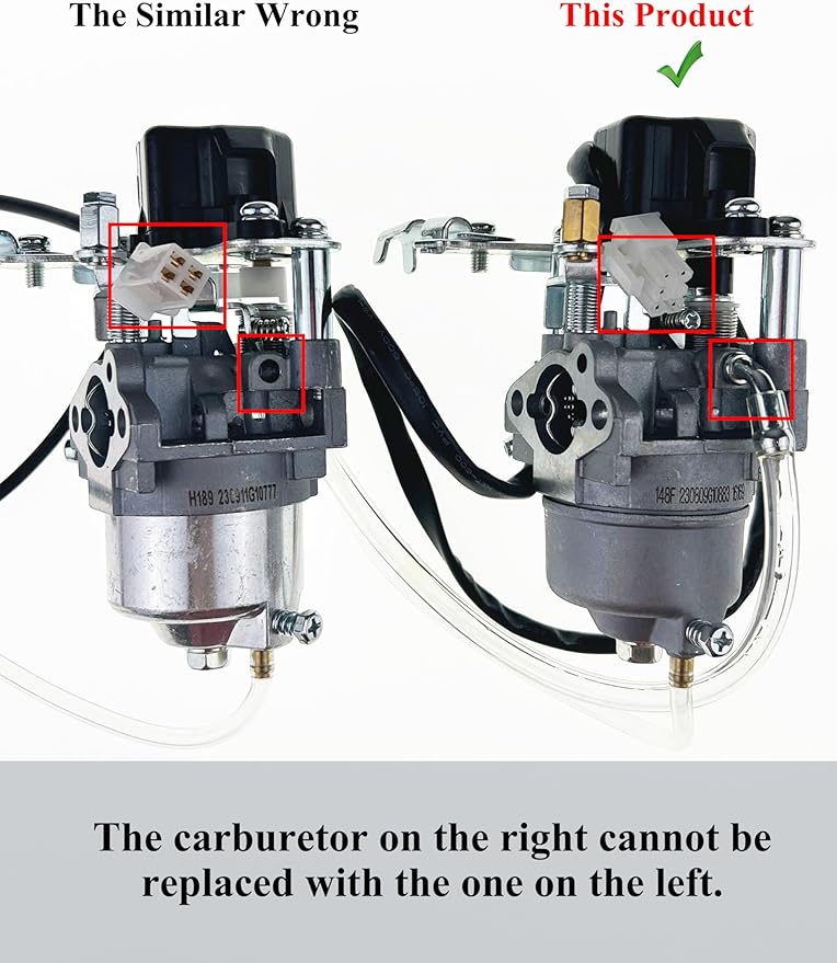 YAMAKATO Huayi P16D-1 Inverter Carburetor for Predator 2000/1600 A ipower SUA2000i SUA2300i 2000 2300 Generators with Stepper Motor